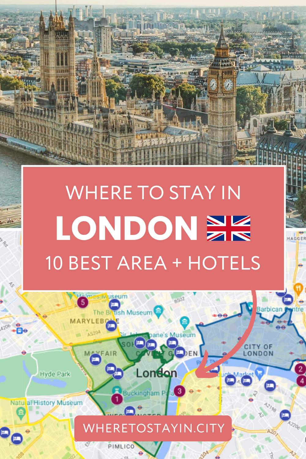 Var man kan bo i London 🇬🇧: Bästa områden, stadsdelar och hotell att bo på