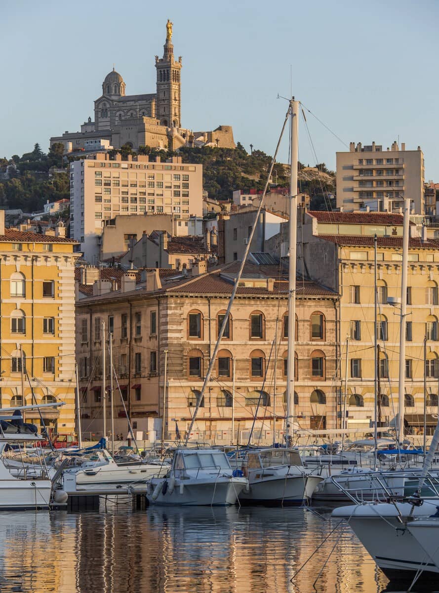 Gamla hamnen i Marseille