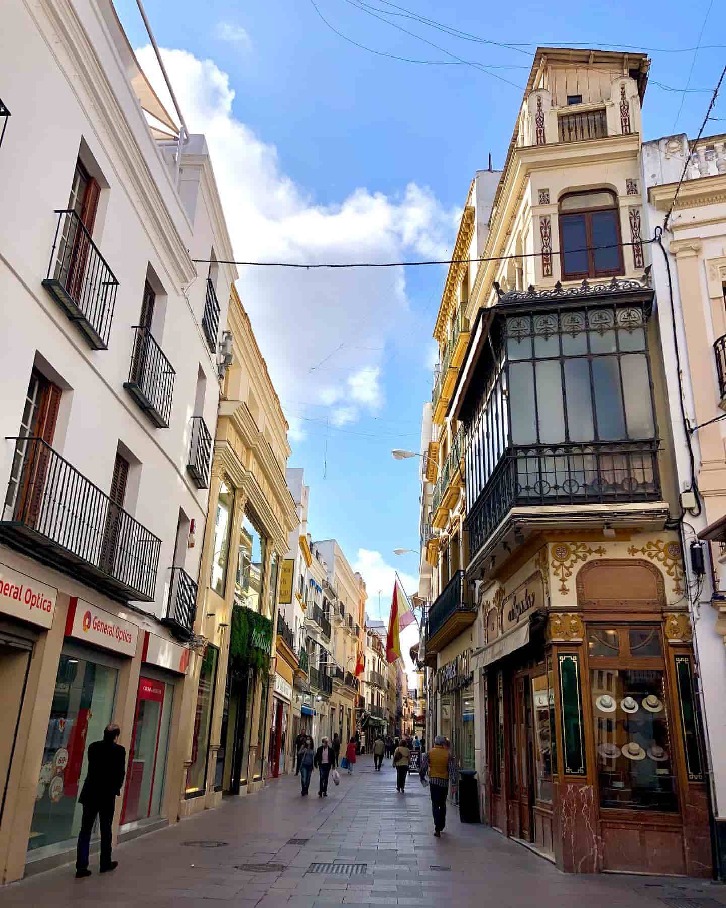 Calle Sierpes, Sevillle, Spanien