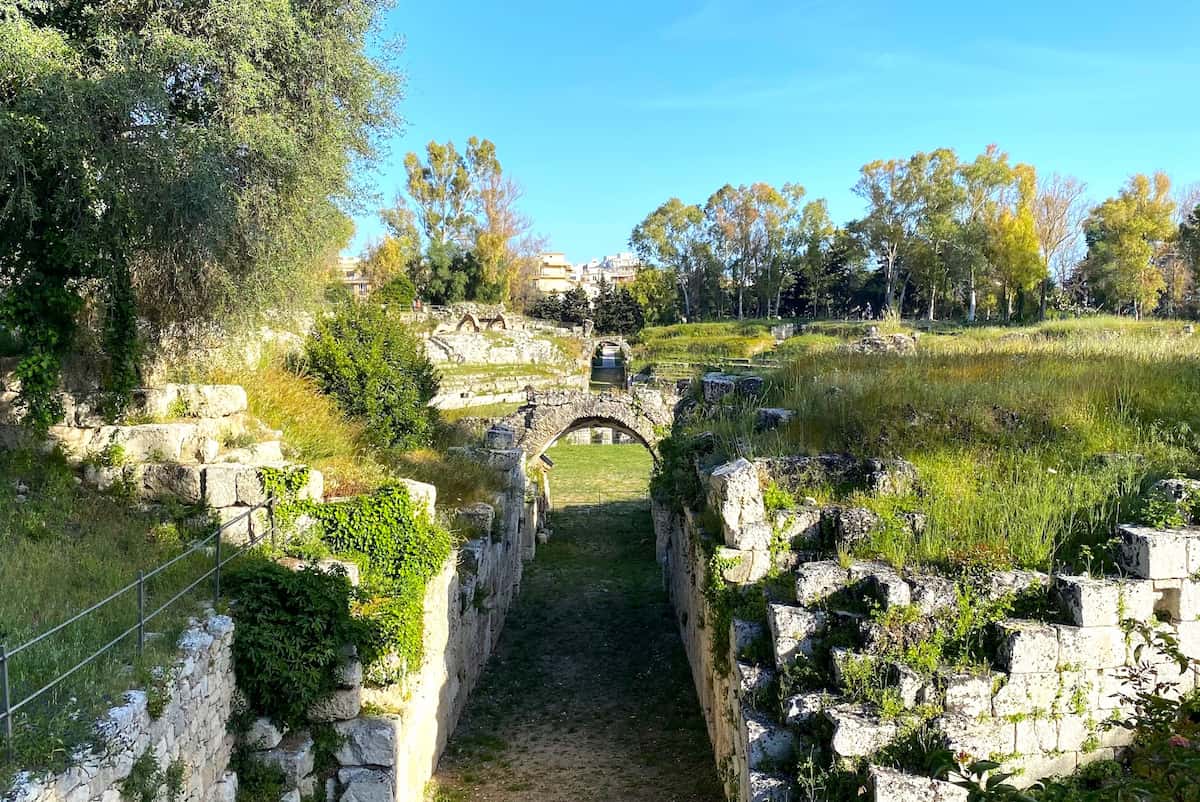 Neapolis Archaeological Park Area, Italy
