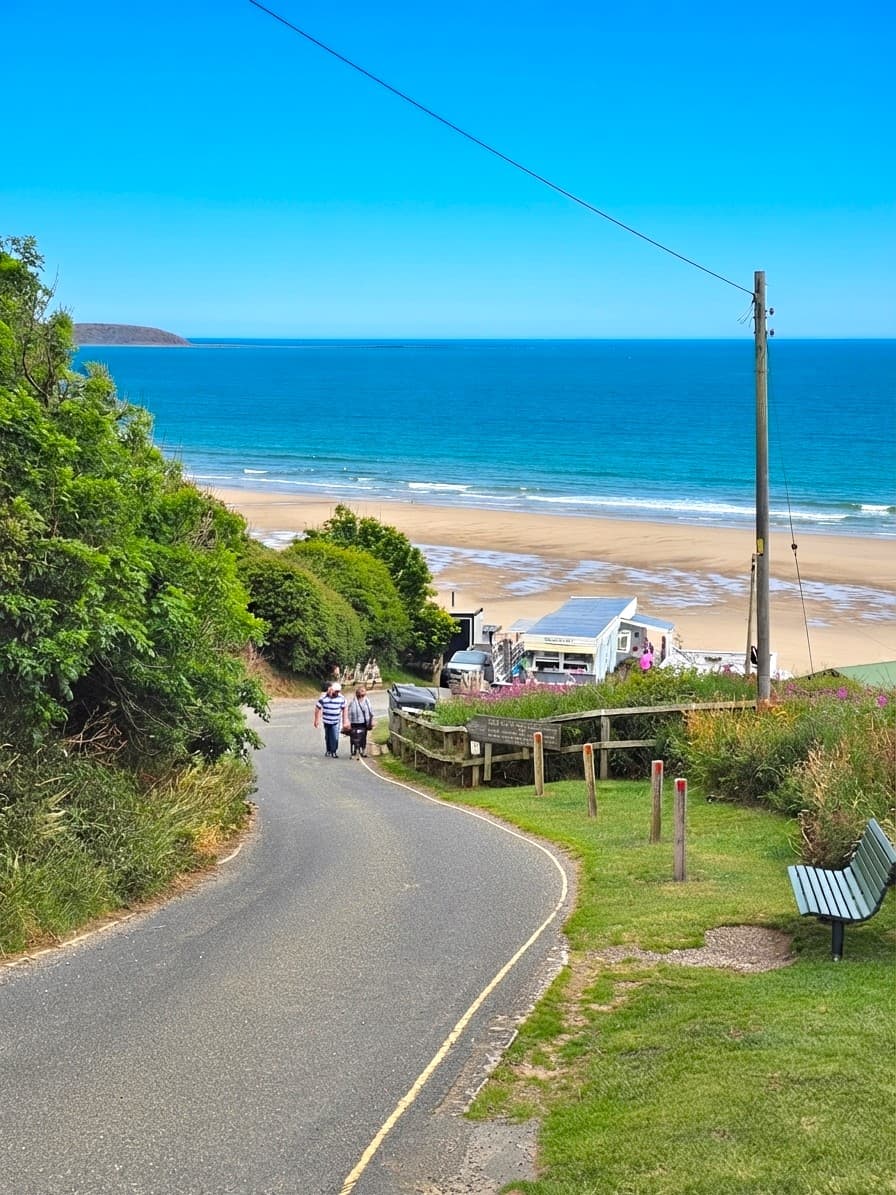 Filey Bay Beachfront, UK Filey Bay Beachfront, UK