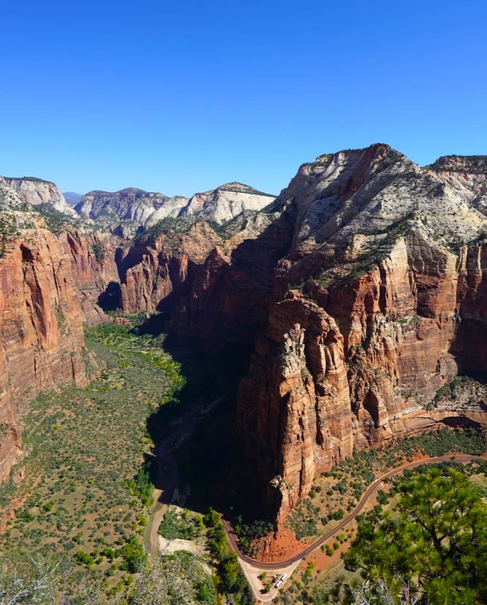 Inside Zion National Park, USA Inside Zion National Park, USA