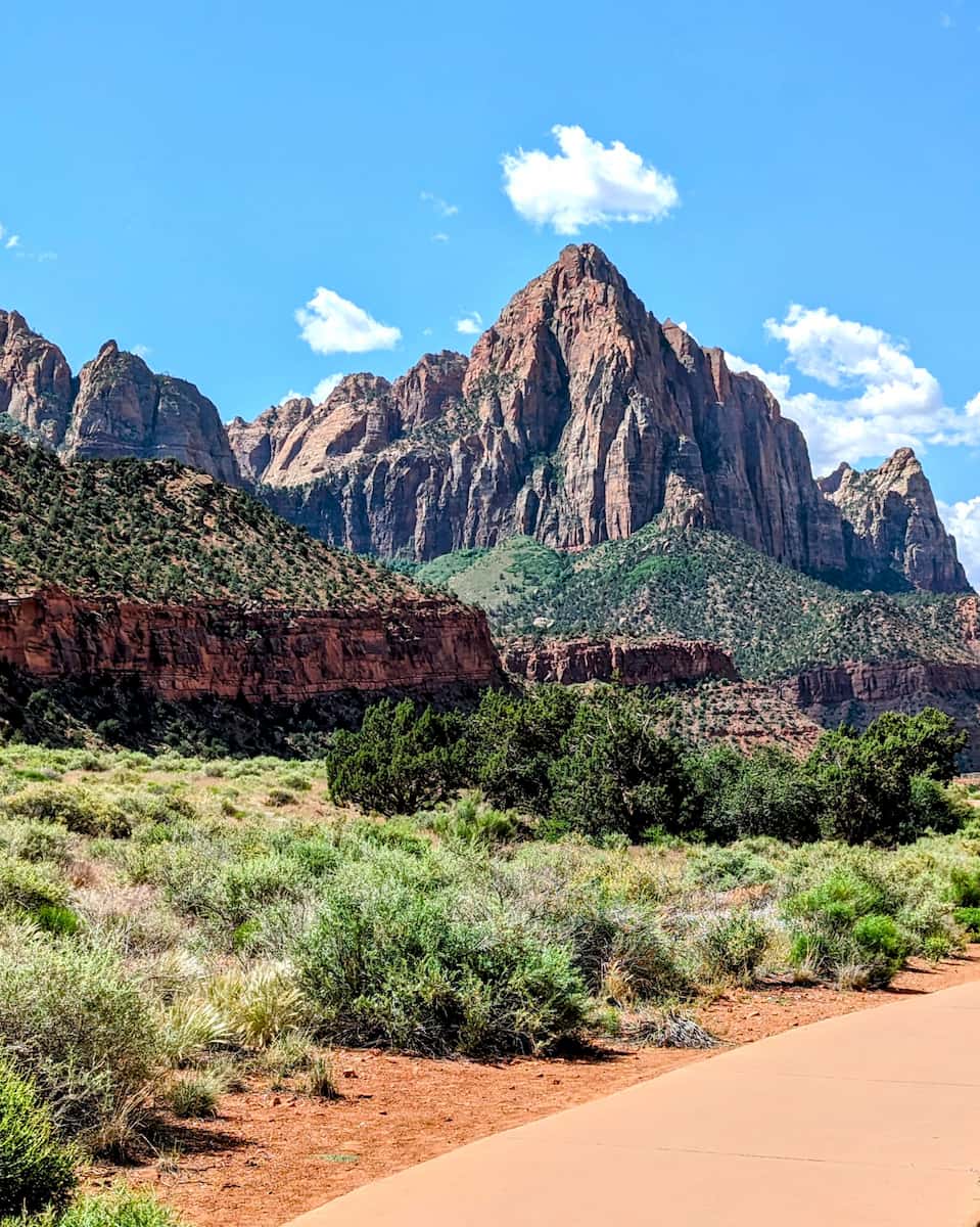 Inside Zion National Park, USA Inside Zion National Park, USA
