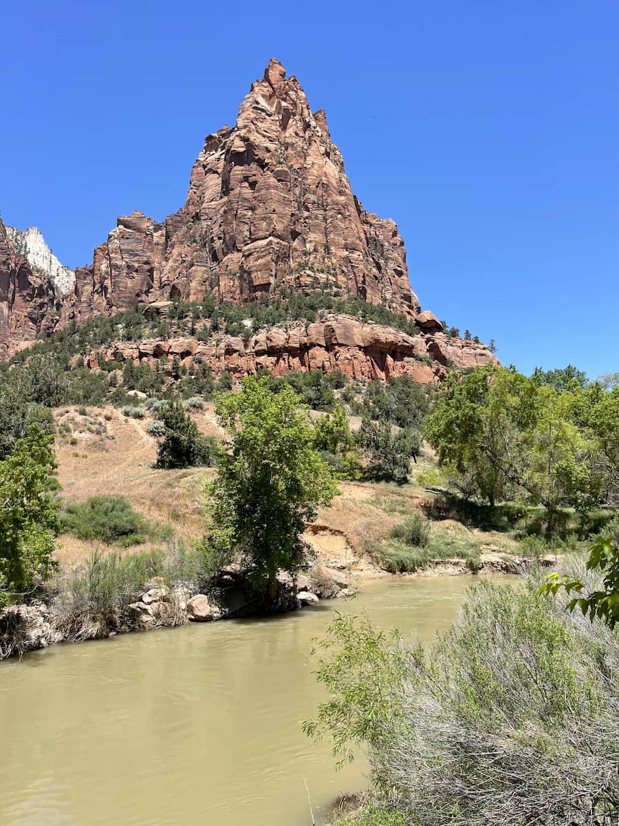 Inside Zion National Park, USA Inside Zion National Park, USA