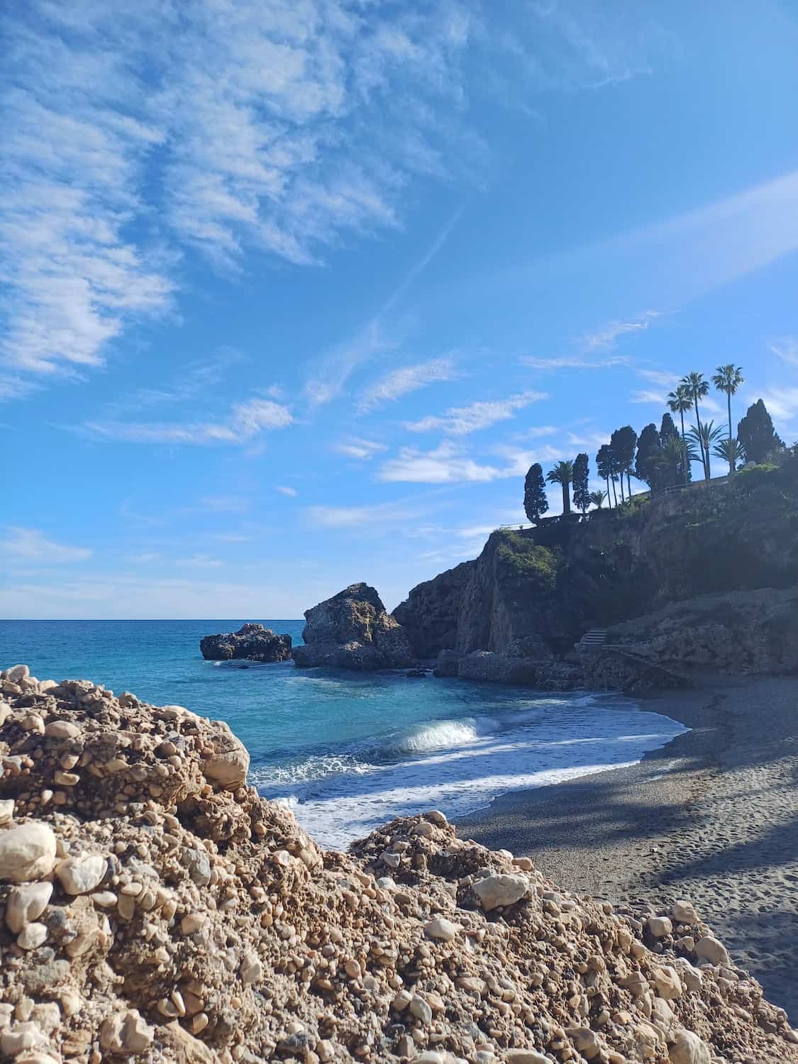 Burriana Beach, Nerja Burriana Beach, Nerja
