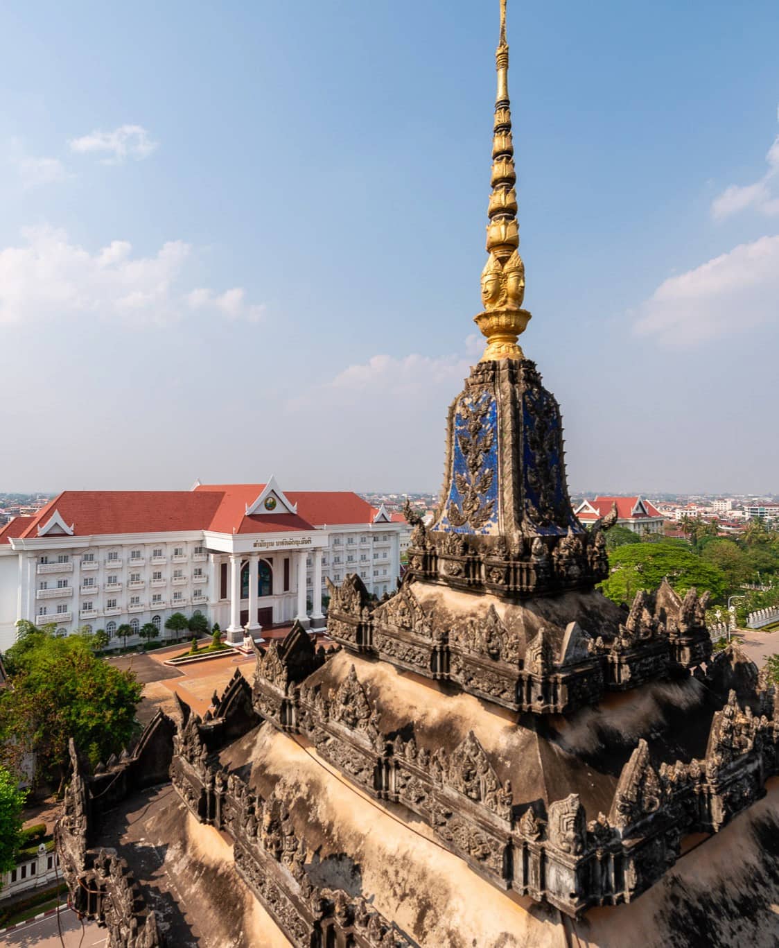 Talat Sao & Patuxai, Vientiane Talat Sao & Patuxai, Vientiane