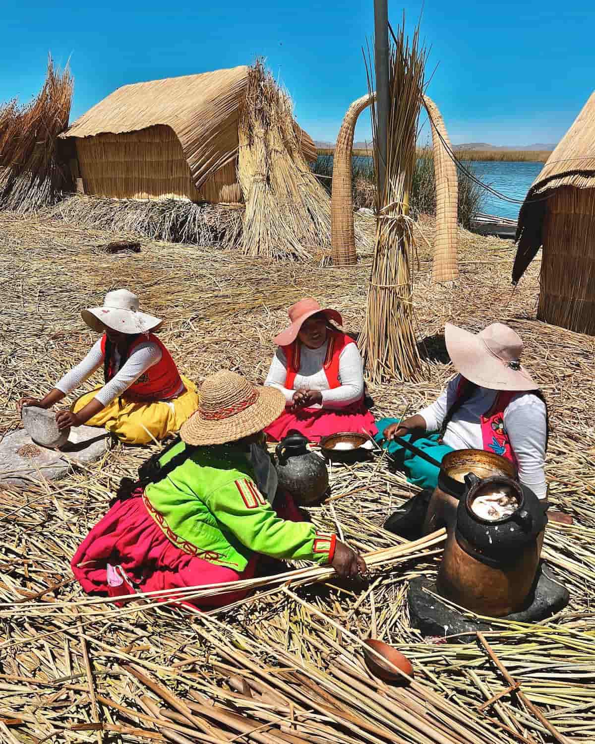 Uros Floating Islands, Puno Uros Floating Islands, Puno
